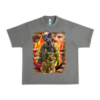Tornado Firefighter Fire And American Urban Heavy Tee - LillyAllenDesigns