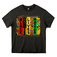 Asphalt black lives matter tumbler Heavy Core Tee - HRA Design Shop