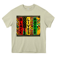 Mossy black lives matter tumbler Heavy Core Tee - HRA Design Shop