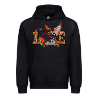 Black western love for cowgirls olivia Urban Hoodie - OliviaCreatesArt