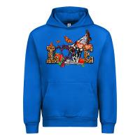 Cobalt western love for cowgirls olivia Urban Hoodie - OliviaCreatesArt