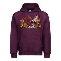 Mauve Wine western love for cowgirls olivia Urban Hoodie - OliviaCreatesArt
