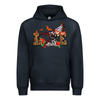 Navy western love for cowgirls olivia Urban Hoodie - OliviaCreatesArt