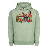 Pigment Oil Green western love for cowgirls olivia Urban Hoodie - OliviaCreatesArt