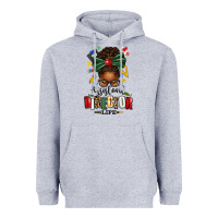 Heather Grey assistant director life afro messy bun Heavyweight Hoodie - texasbilliewilder