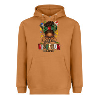Meerkat assistant director life afro messy bun Heavyweight Hoodie - texasbilliewilder