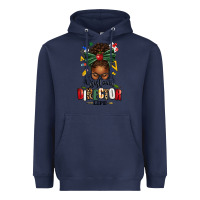 Navy assistant director life afro messy bun Heavyweight Hoodie - texasbilliewilder
