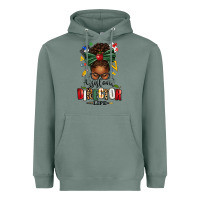 Sage assistant director life afro messy bun Heavyweight Hoodie - texasbilliewilder