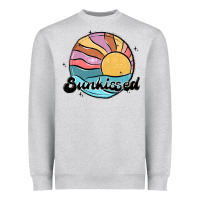 Heather Grey sunkissed Heavyweight Sweatshirt - MaliasSmallBusiness