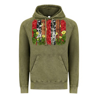Vintage Olive cactus cowhide  brushstroke Vintage Hoodie - AdoDesignShop