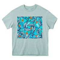 Arona humpback whale tumbler Heavy Core Tee - BarkalooDesign
