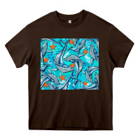 Chocolate Brown humpback whale tumbler Heavy Core Tee - BarkalooDesign