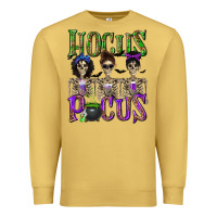 Antique Gold Hocus Pocus with Skeletons Premium Sweatshirt - texasbilliewilder