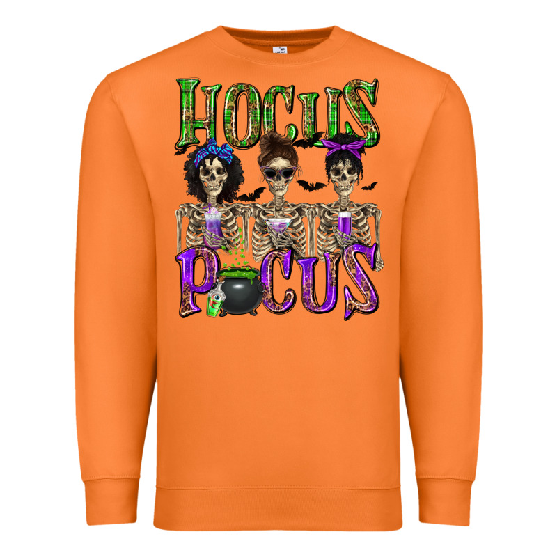 Hocus Pocus With Skeletons Premium Sweatshirt by texasbilliewilder | Teevron