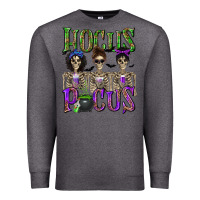 Charcoal Heather Hocus Pocus with Skeletons Premium Sweatshirt - texasbilliewilder