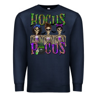 Navy Hocus Pocus with Skeletons Premium Sweatshirt - texasbilliewilder