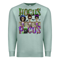 Seafoam Hocus Pocus with Skeletons Premium Sweatshirt - texasbilliewilder