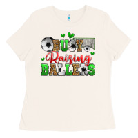 Bone busy raising ballers soccer Ladies Tee - Zillion Design Studio