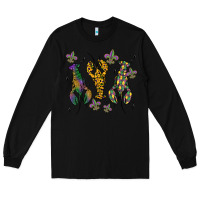 Black mardi gras crawfish Long Sleeve Tee - MaliasSmallBusiness