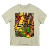 Mossy steppin'  into juneteenth Heavy Core Tee - HRA Design Shop