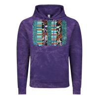Cloud Purple serape leopard cowhide  brushstroke Vintage Hoodie - AdoDesignShop