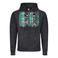 Vintage Black serape leopard cowhide  brushstroke Vintage Hoodie - AdoDesignShop