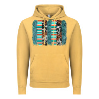 Vintage Mustard serape leopard cowhide  brushstroke Vintage Hoodie - AdoDesignShop