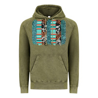 Vintage Olive serape leopard cowhide  brushstroke Vintage Hoodie - AdoDesignShop