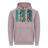 Vintage Zinc serape leopard cowhide  brushstroke Vintage Hoodie - AdoDesignShop