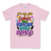 Bubblegum Pink bingo Classic Tee - MaliasSmallBusiness