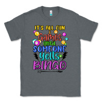 Charcoal Heather bingo Classic Tee - MaliasSmallBusiness