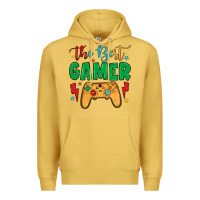 Antique Gold the best gamer Premium Hoodie - JahusDesignShop