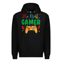 Black the best gamer Premium Hoodie - JahusDesignShop