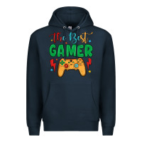 Navy the best gamer Premium Hoodie - JahusDesignShop