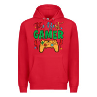 Red the best gamer Premium Hoodie - JahusDesignShop