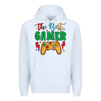 White the best gamer Premium Hoodie - JahusDesignShop