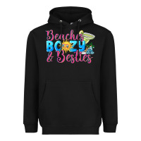 Black Beaches boozy besties Summer Heavyweight Hoodie - NancyCooperArtShop