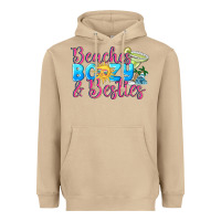 Mushroom Beaches boozy besties Summer Heavyweight Hoodie - NancyCooperArtShop