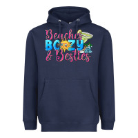 Navy Beaches boozy besties Summer Heavyweight Hoodie - NancyCooperArtShop