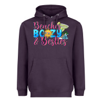 Plum Beaches boozy besties Summer Heavyweight Hoodie - NancyCooperArtShop