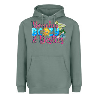 Sage Beaches boozy besties Summer Heavyweight Hoodie - NancyCooperArtShop