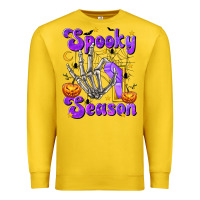 Lemon Spooky Season On Premium Sweatshirt - texasbilliewilder