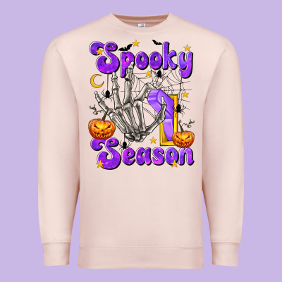 Spooky Season On Premium Sweatshirt Designed By Texasbilliewilder