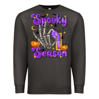 Smoke Spooky Season On Premium Sweatshirt - texasbilliewilder
