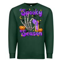 Sports Green Spooky Season On Premium Sweatshirt - texasbilliewilder