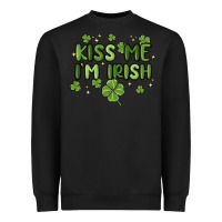 Black kiss me i'm irish Heavyweight Sweatshirt - MaliasSmallBusiness