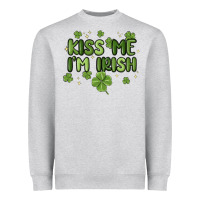 Kiss Me I'm Irish Heavyweight Sweatshirt | Teevron