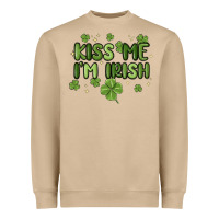 Mushroom kiss me i'm irish Heavyweight Sweatshirt - MaliasSmallBusiness