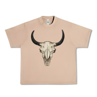 Burro bull skull Urban Heavy Tee - BarkalooDesign