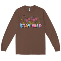 Chestnut stay wild Long Sleeve Tee - MaliasSmallBusiness